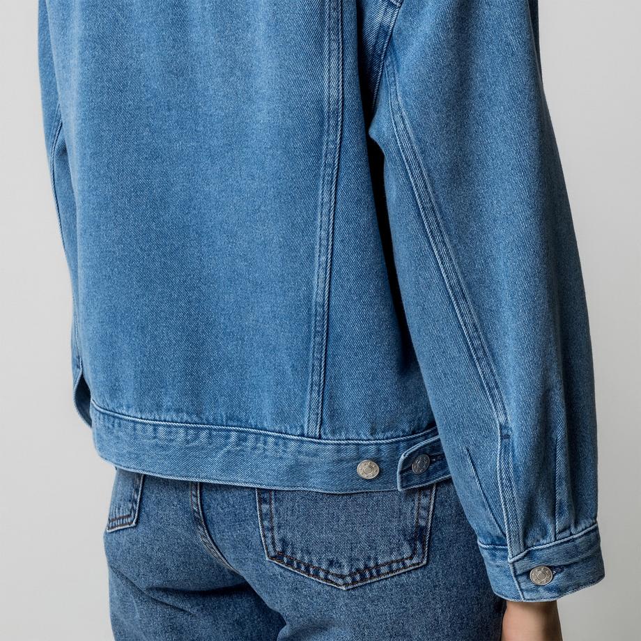 Manor Woman Kurze Jeansjacke Relaxed Loose Fit  