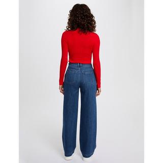 MORGAN Gerippter Strickpullover  