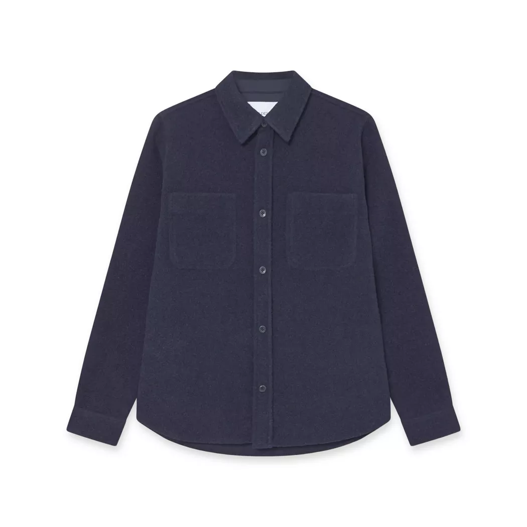 LES DEUX - Overshirt, für Herren, Marine, Größe XL