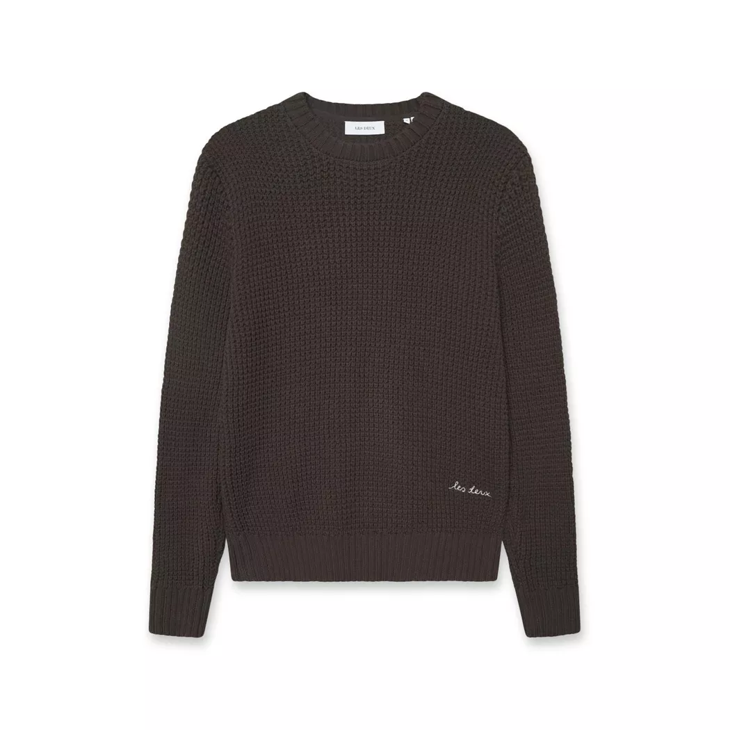 LES DEUX - Sweatshirt, für Herren, Dunkelbraun, Größe L