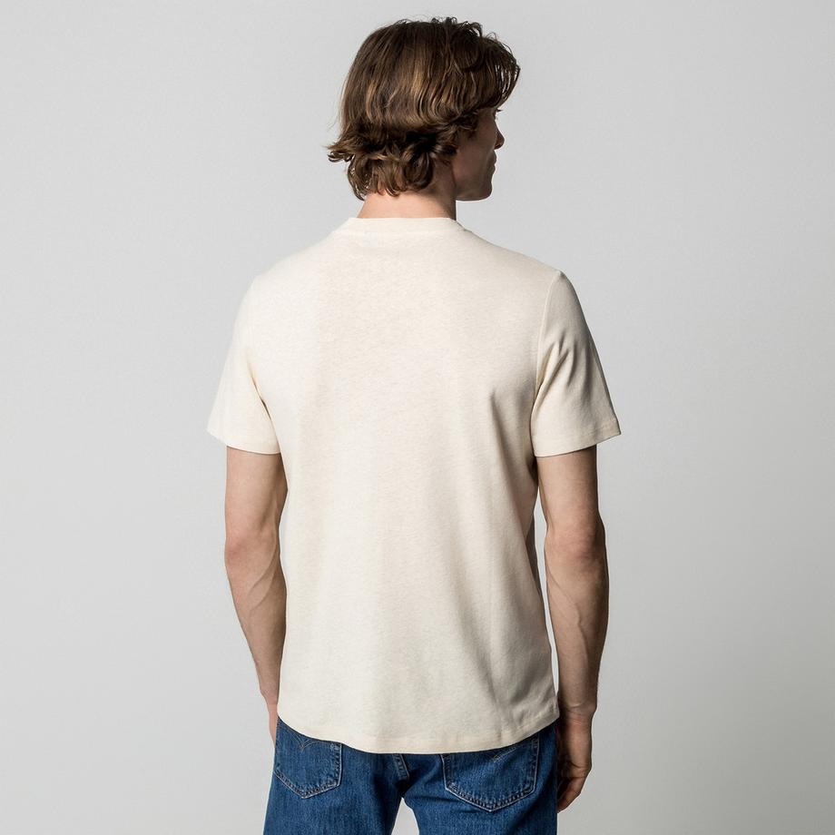 Manor Man T-Shirt in Lino Regular Fit  