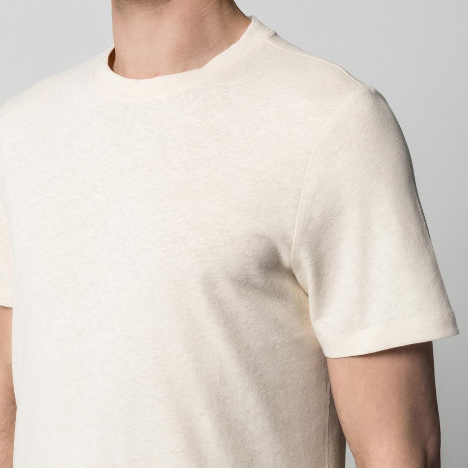 Manor Man T-Shirt in Lino Regular Fit  