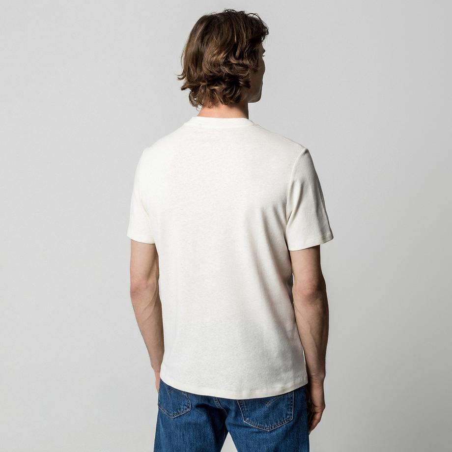 Manor Man T-Shirt in Lino Regular Fit  
