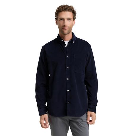 TOM TAILOR Chemise en velours côtelé à manches longues  