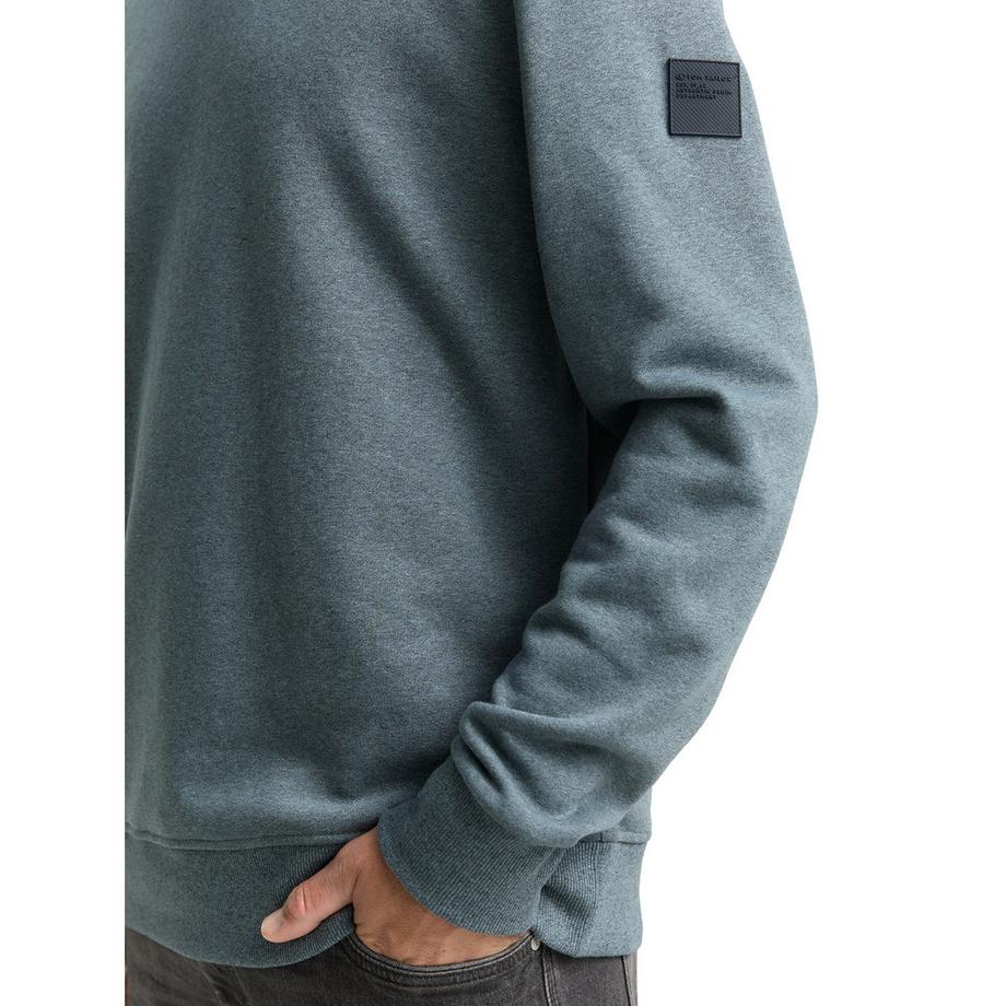 TOM TAILOR Meliert Rundhals Pullover  