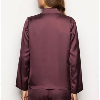 Yamamay Satin Langarm Knopfleiste Jacke  