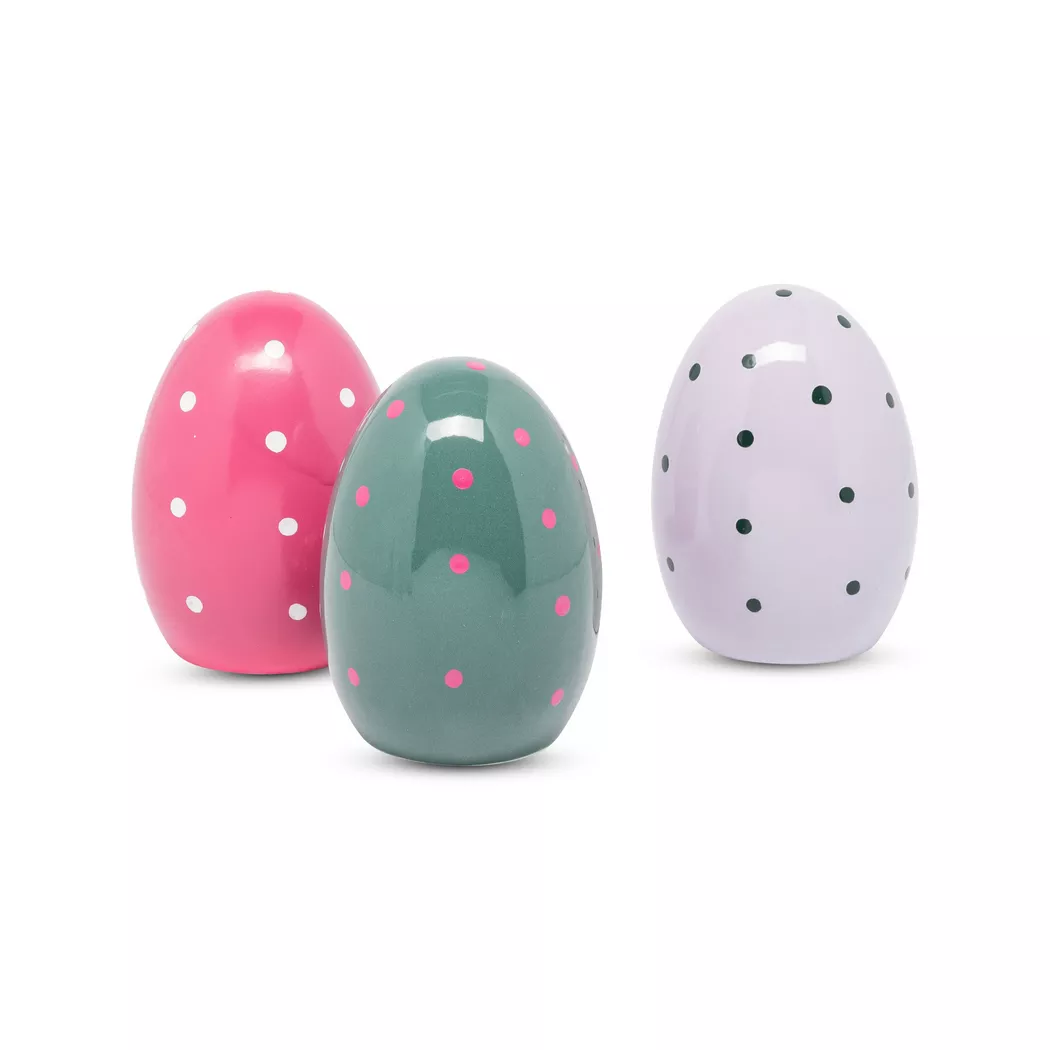 Manor - Uovo di Pasqua deco, 10cm, Multicolore