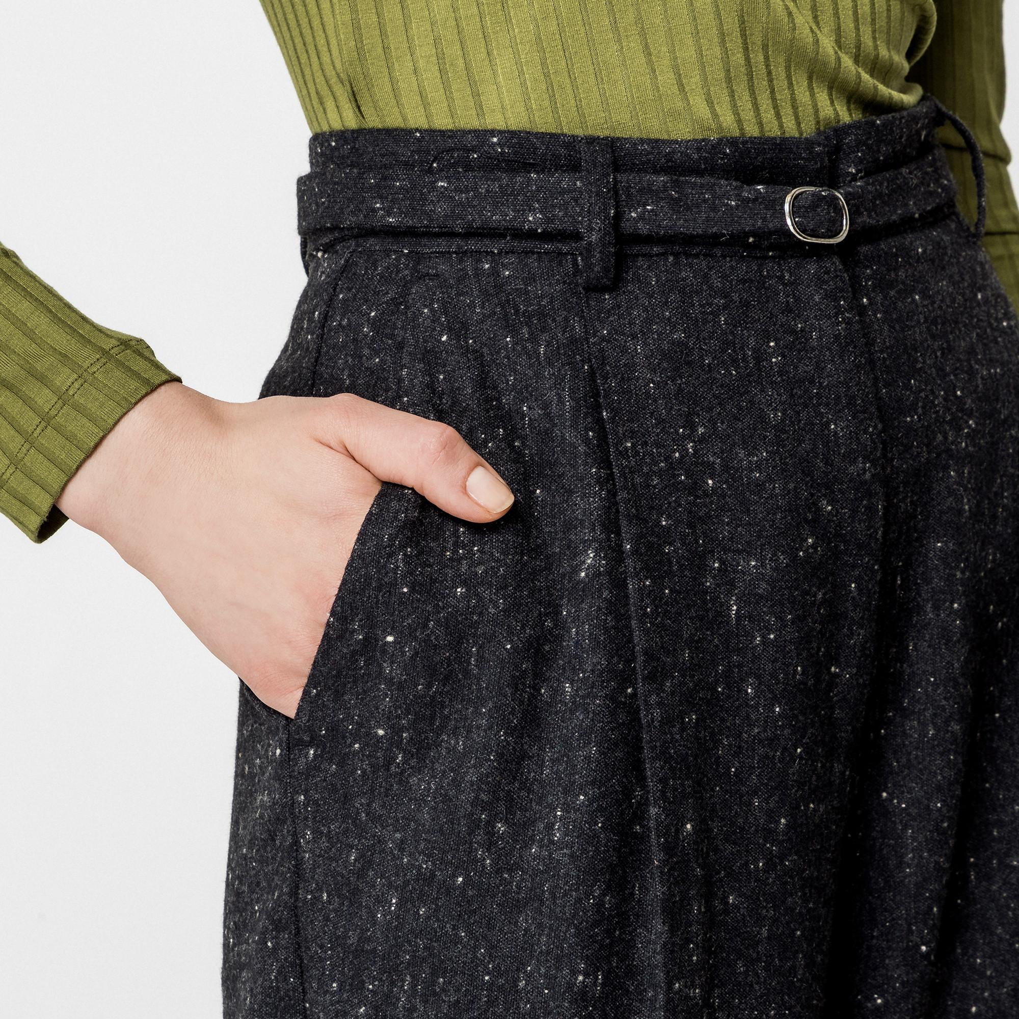 EDITED Pantalon Large Taille Haute  