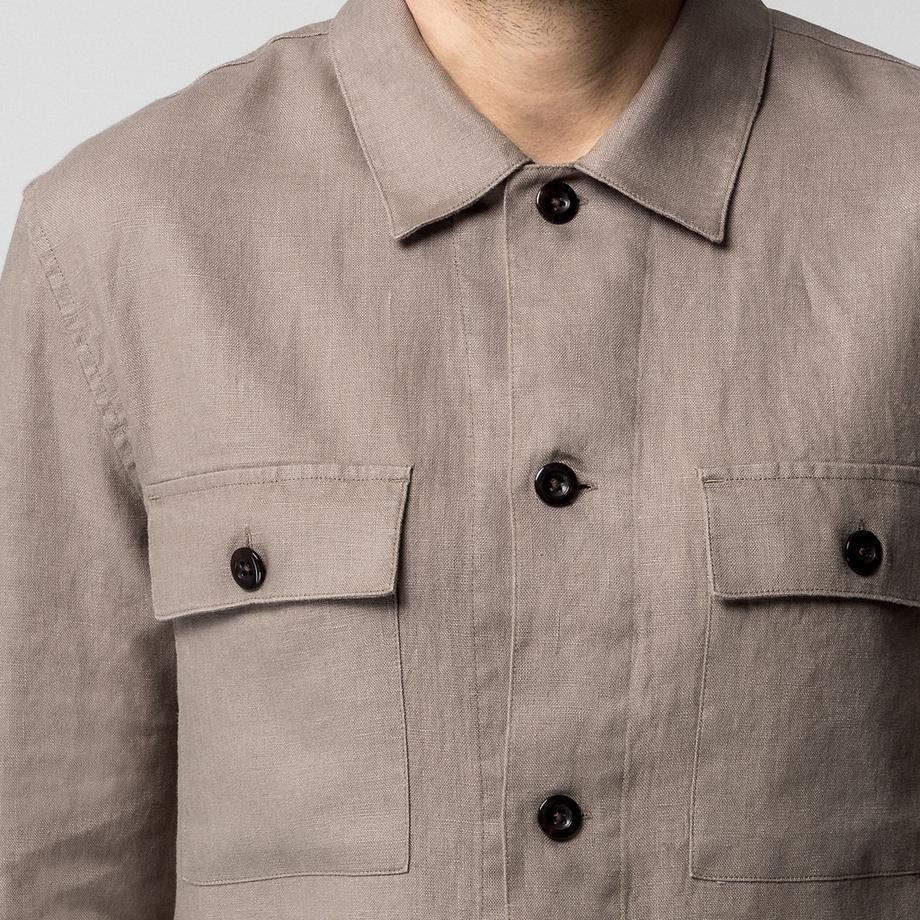 Manor Man Overshirt Regular Fit con Tasche sul Petto  