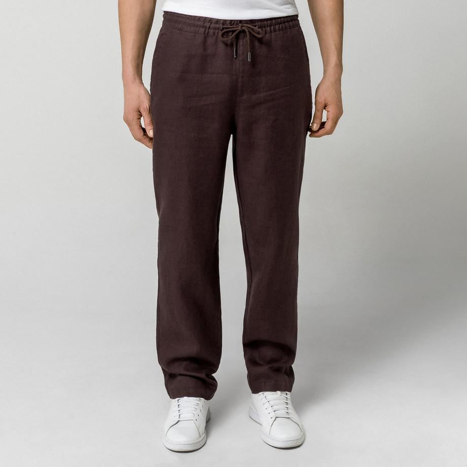 Pantaloni con elastico alla caviglia