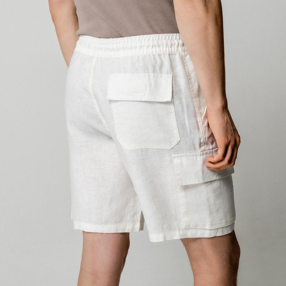 Manor Man Short in Lino  