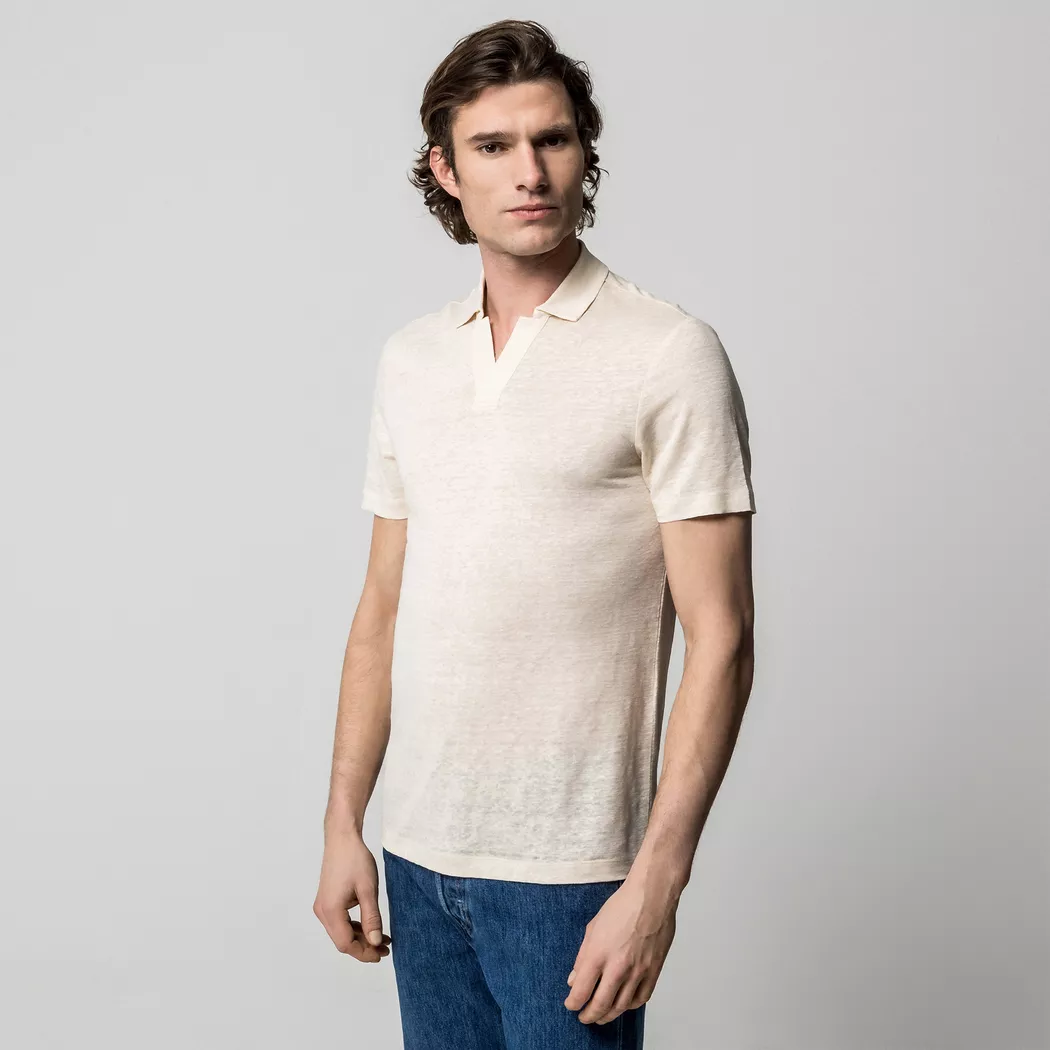 Manor Man - Polo Shirt, für Herren, Beige, Größe XXL