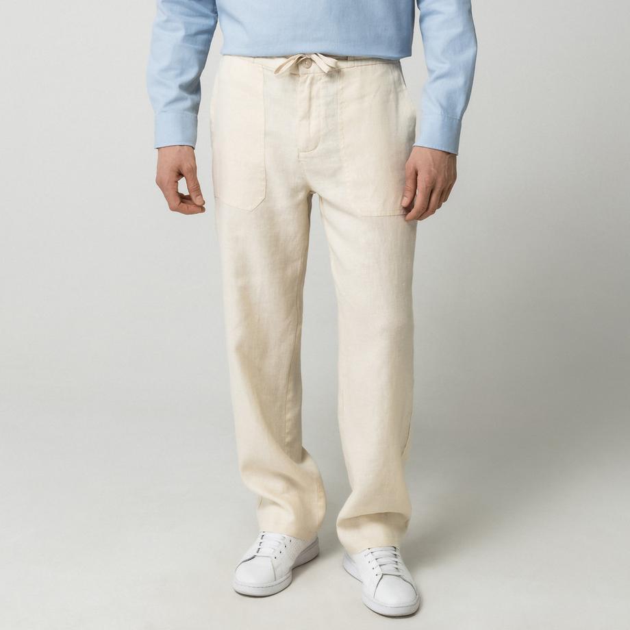 Pantaloni con elastico alla caviglia