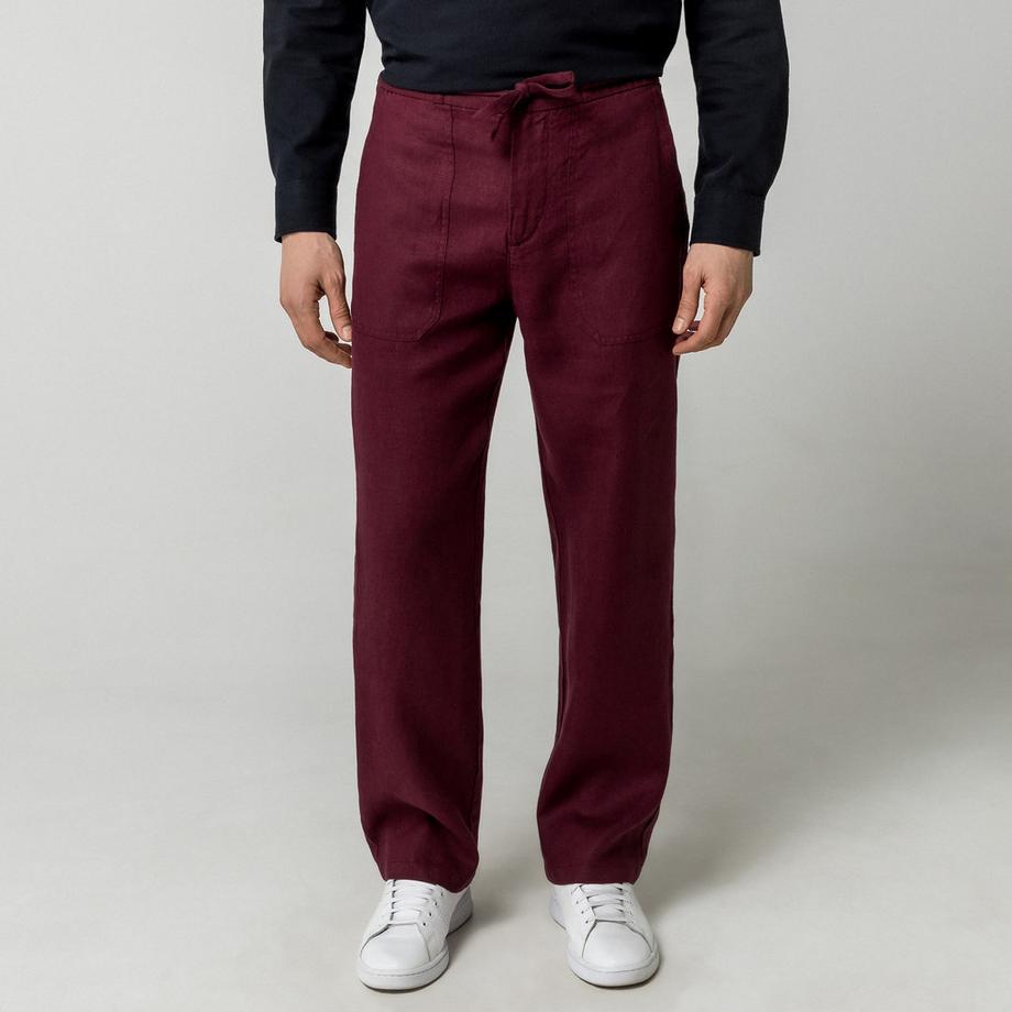 Pantalon avec elastiques aux chevilles