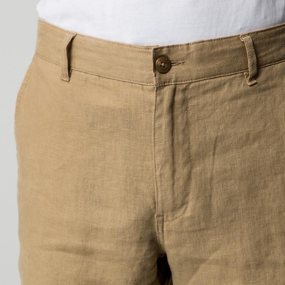 Manor Man Short en lin Regular Fit  