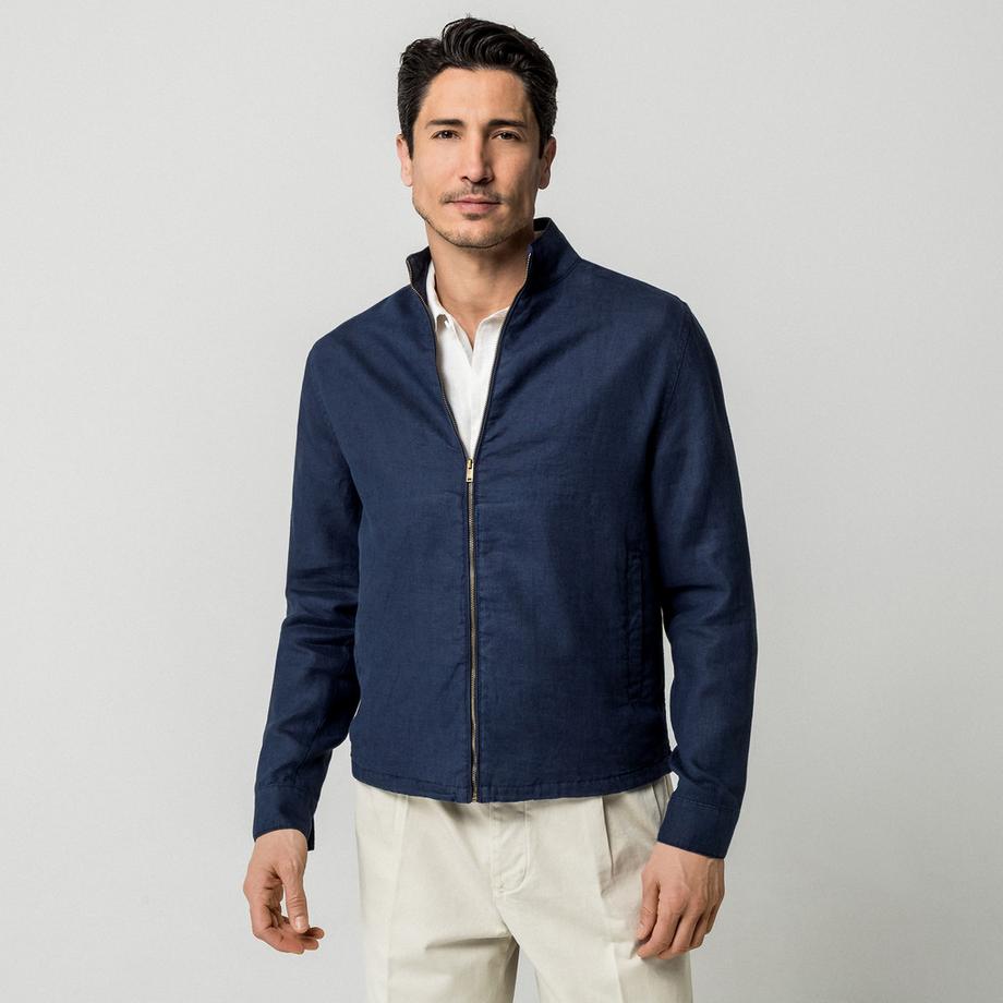 Manor Man Blouson en Lin  