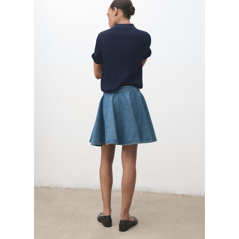 MANGO Danae Gonna Corta in Denim  