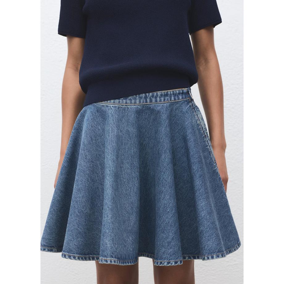 MANGO Danae Gonna Corta in Denim  