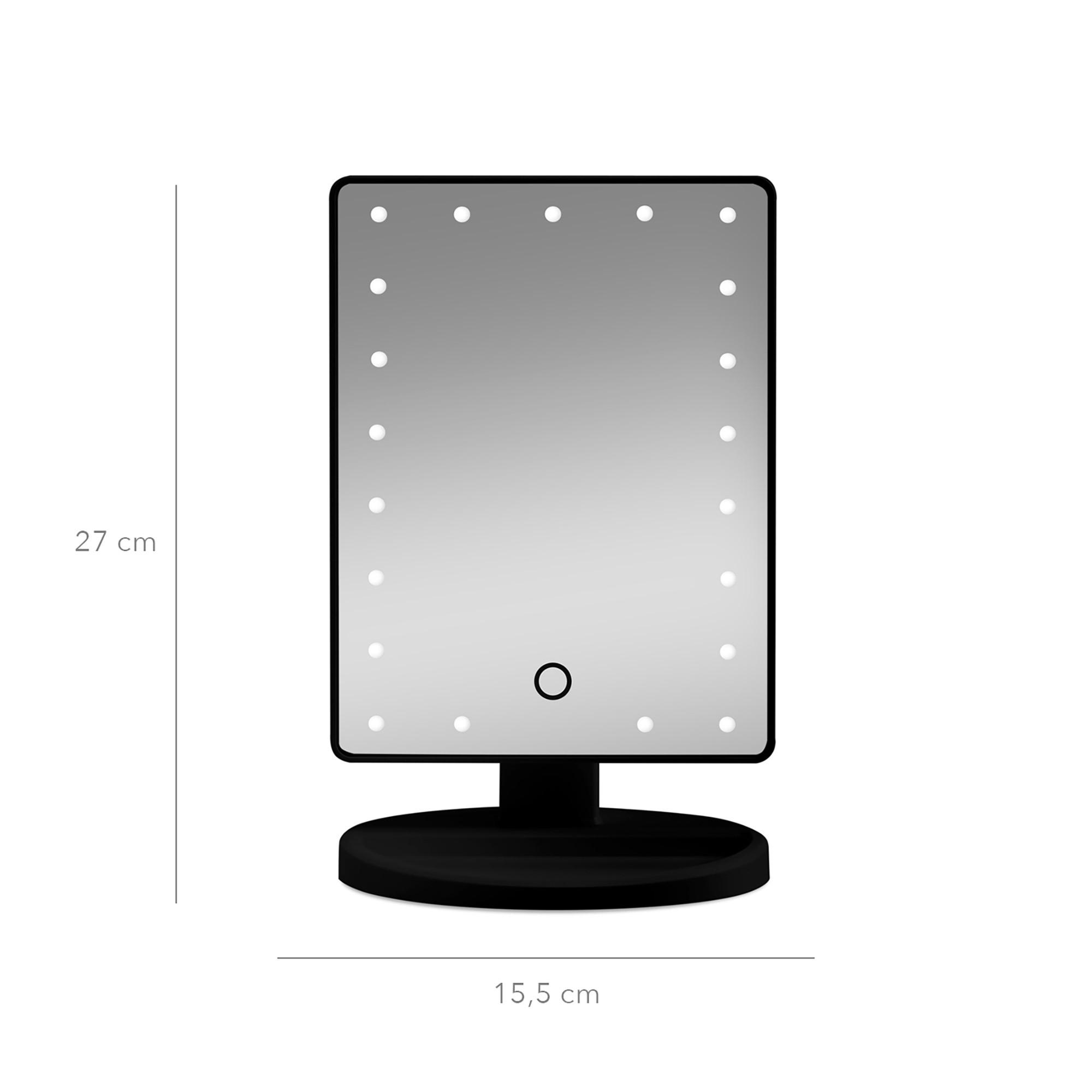 Gillian Jones  Specchio cosmetico con 21 luci LED e funzione touch 