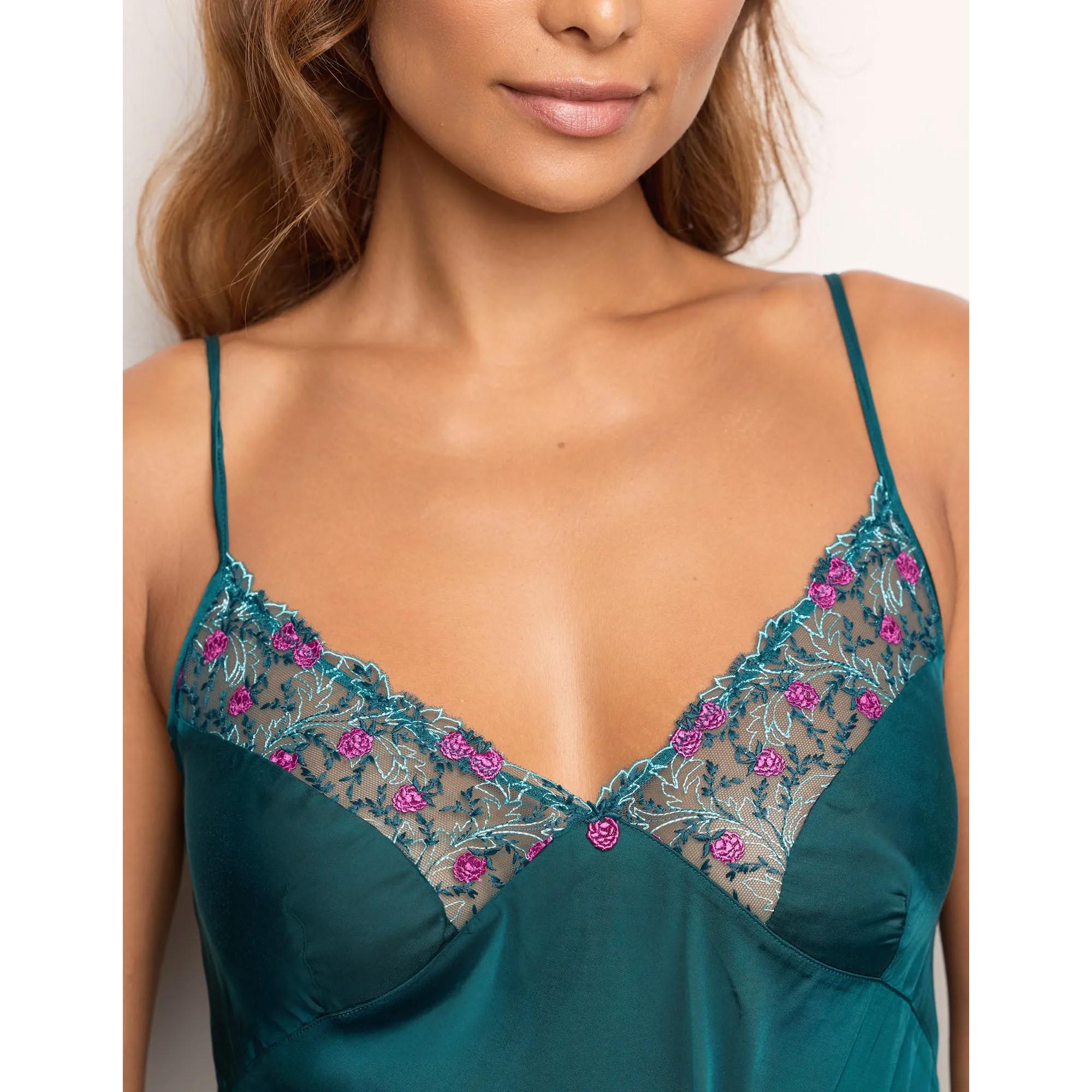 Yamamay Berry Ärmelloses Nachthemd mit Spitzendetail  