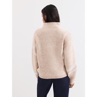 Phase Eight Stephanie Gemusterter Mock Neck Pullover  