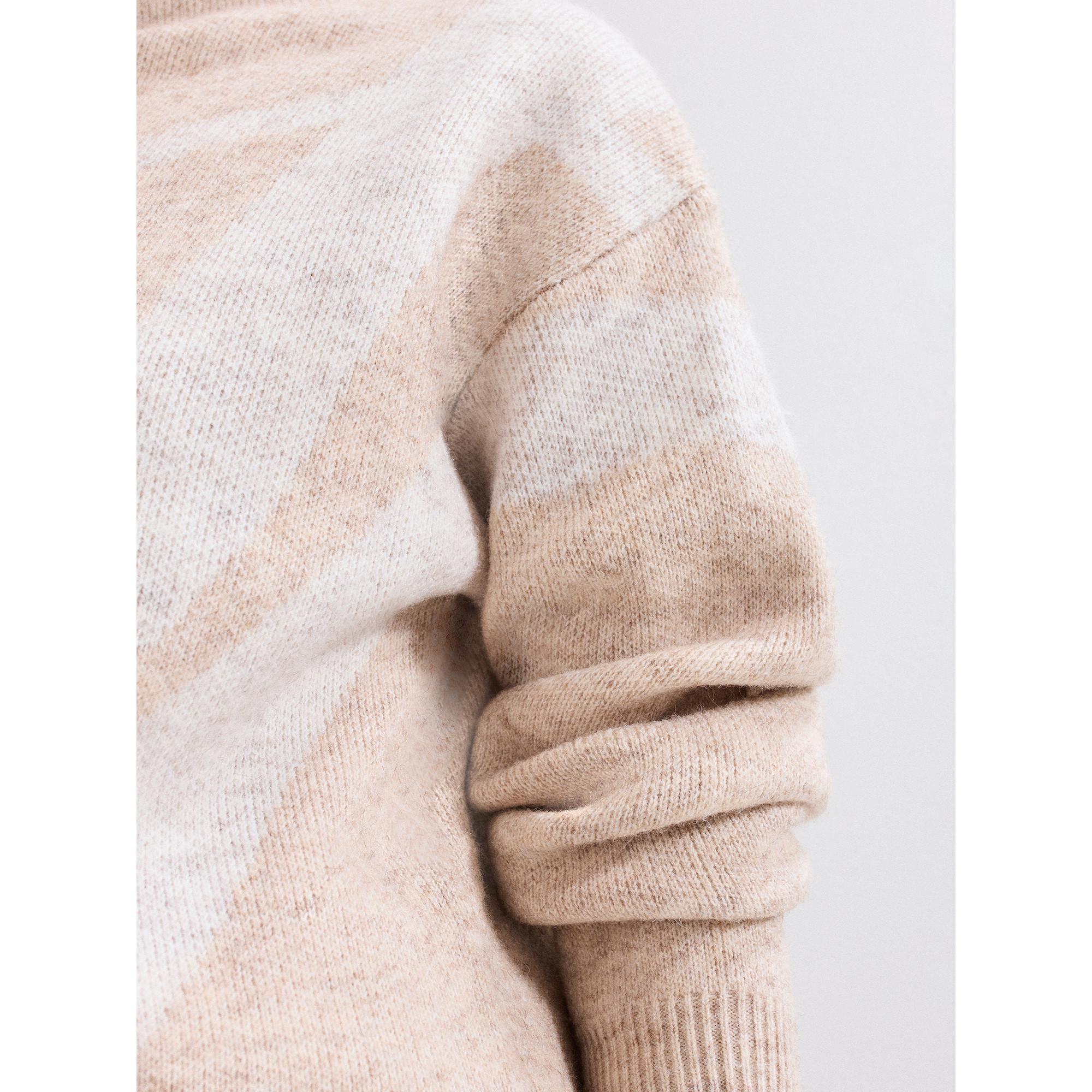 Phase Eight Stephanie Gemusterter Mock Neck Pullover  