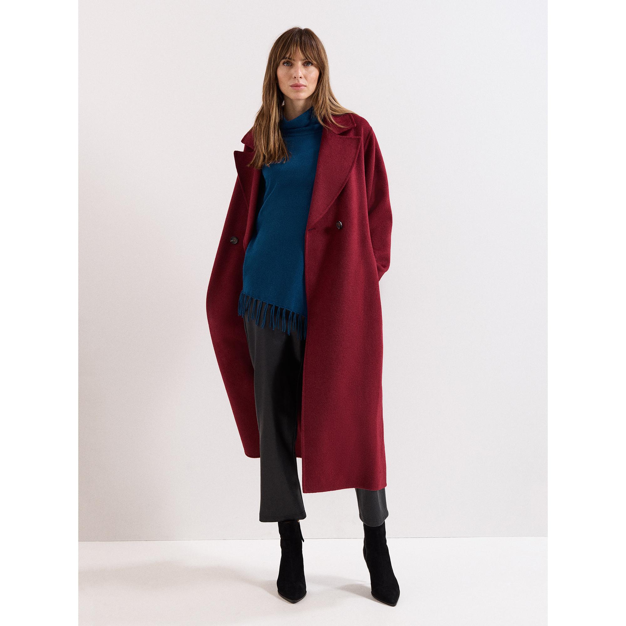 Phase Eight Athena Poncho con Frange  