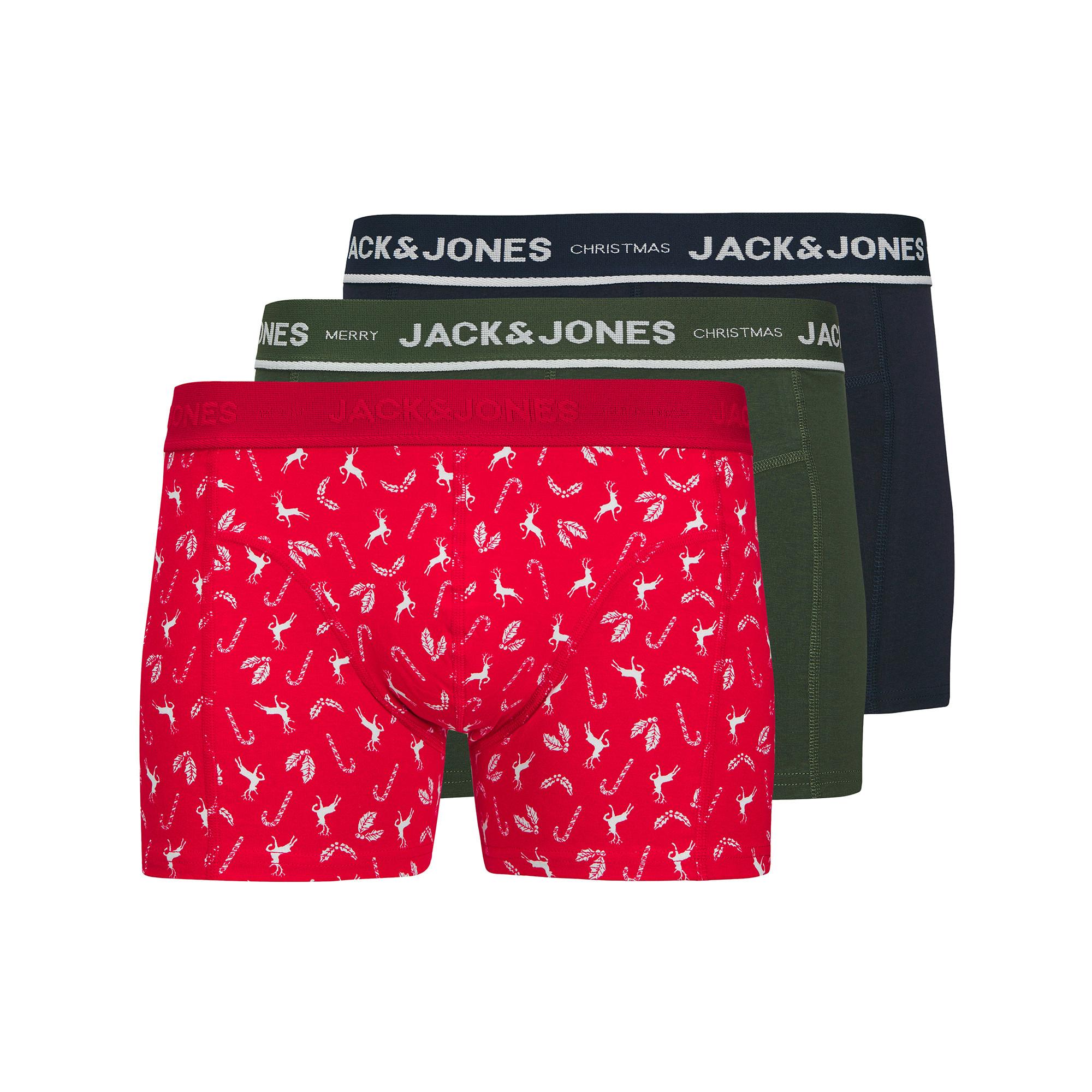 JACK & JONES Boxer de Noël Lot de 3  