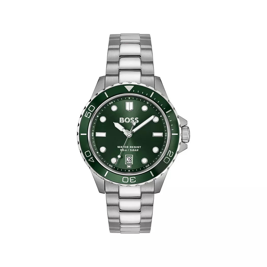 Boss Montre 1514295 41mm Silver / Black One Size Homme
