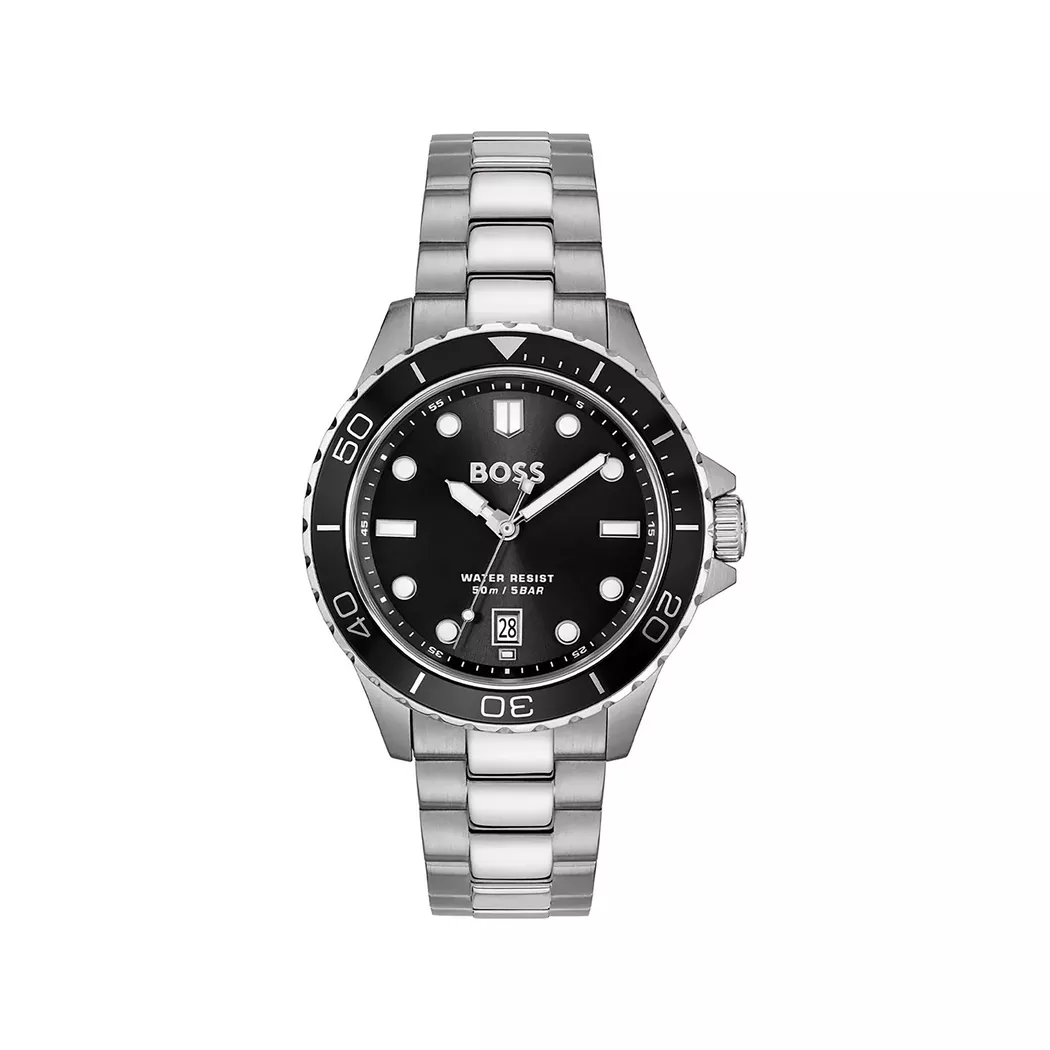 Boss Montre 1514295 41mm Silver / Black One Size Homme 2