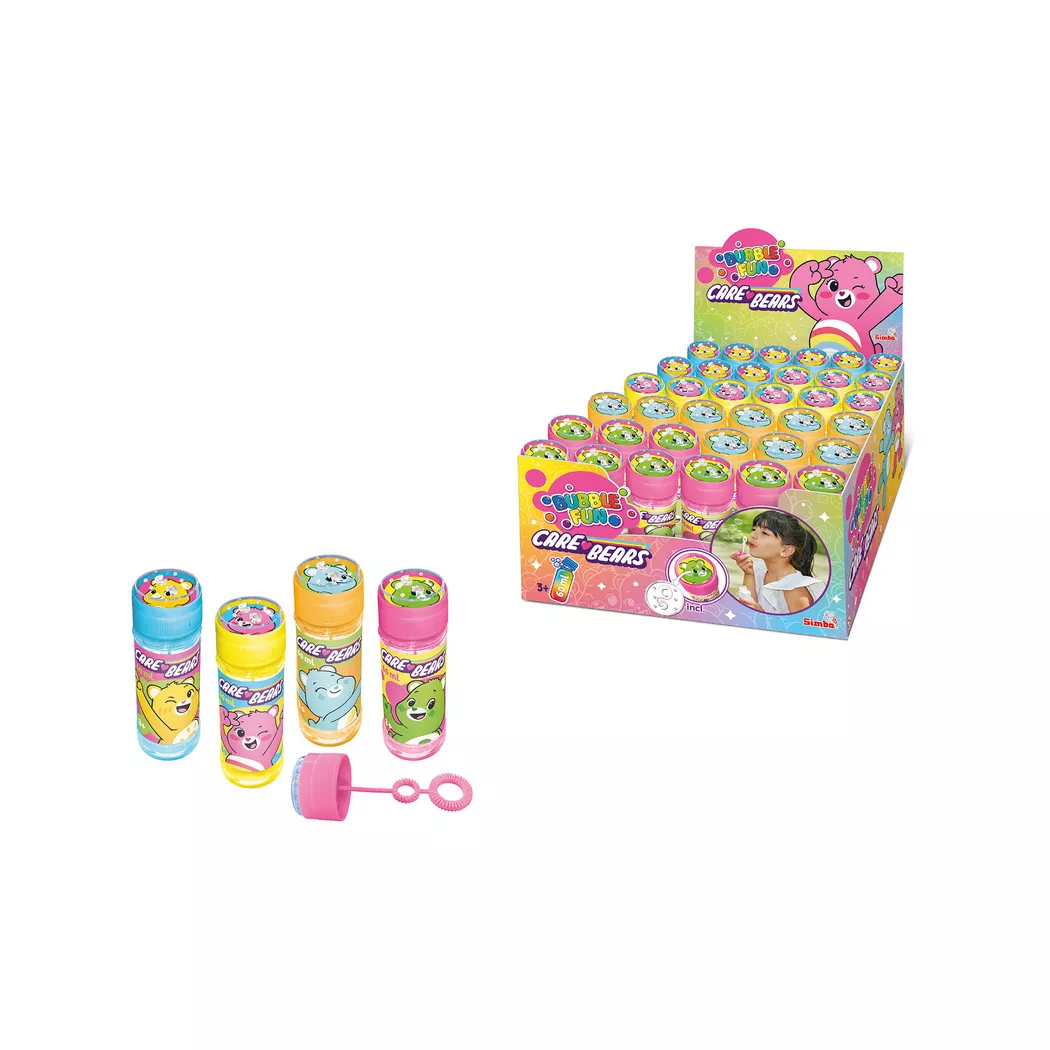 Simba - Care Bears Seifenblasen, Zufallsauswahl, 60  ml, Multicolor