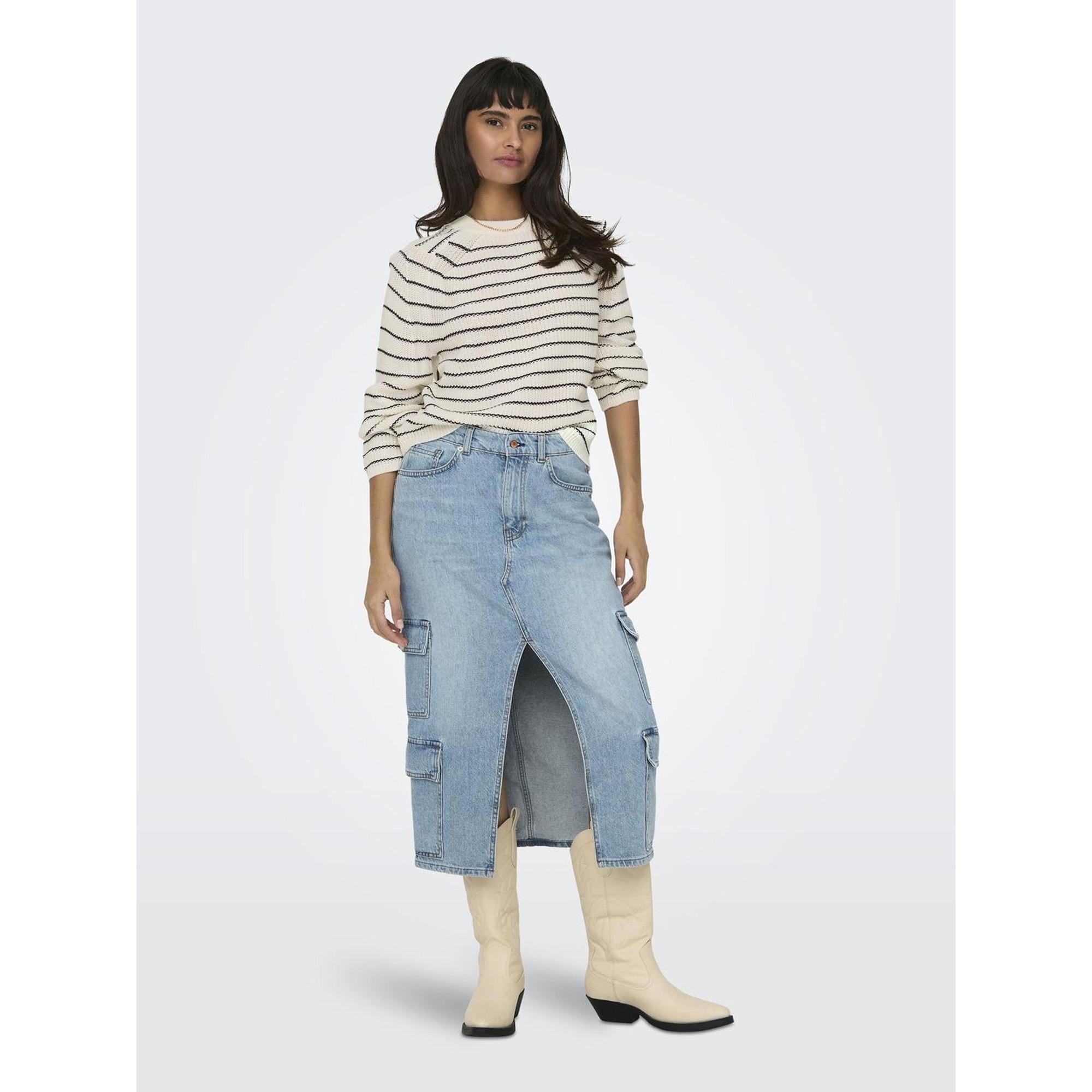 ONLY Gestreifter Regular Fit Pullover  