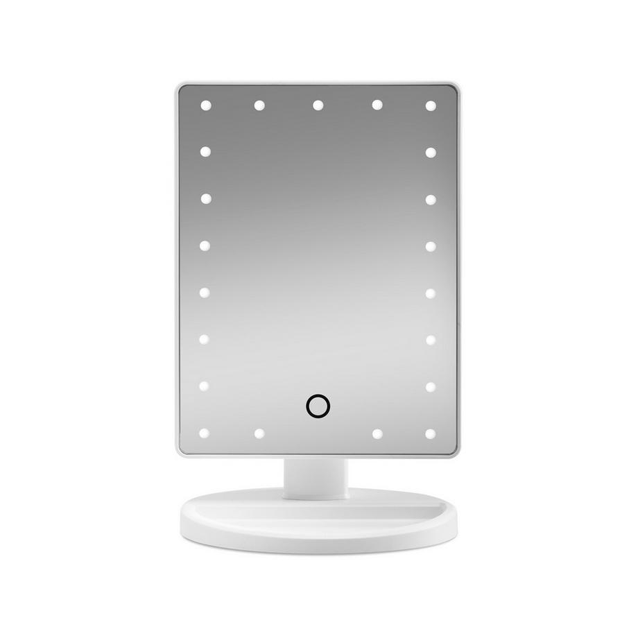Schminkspiegel mit 21 LED-Leuchten und Touch-Funktion
