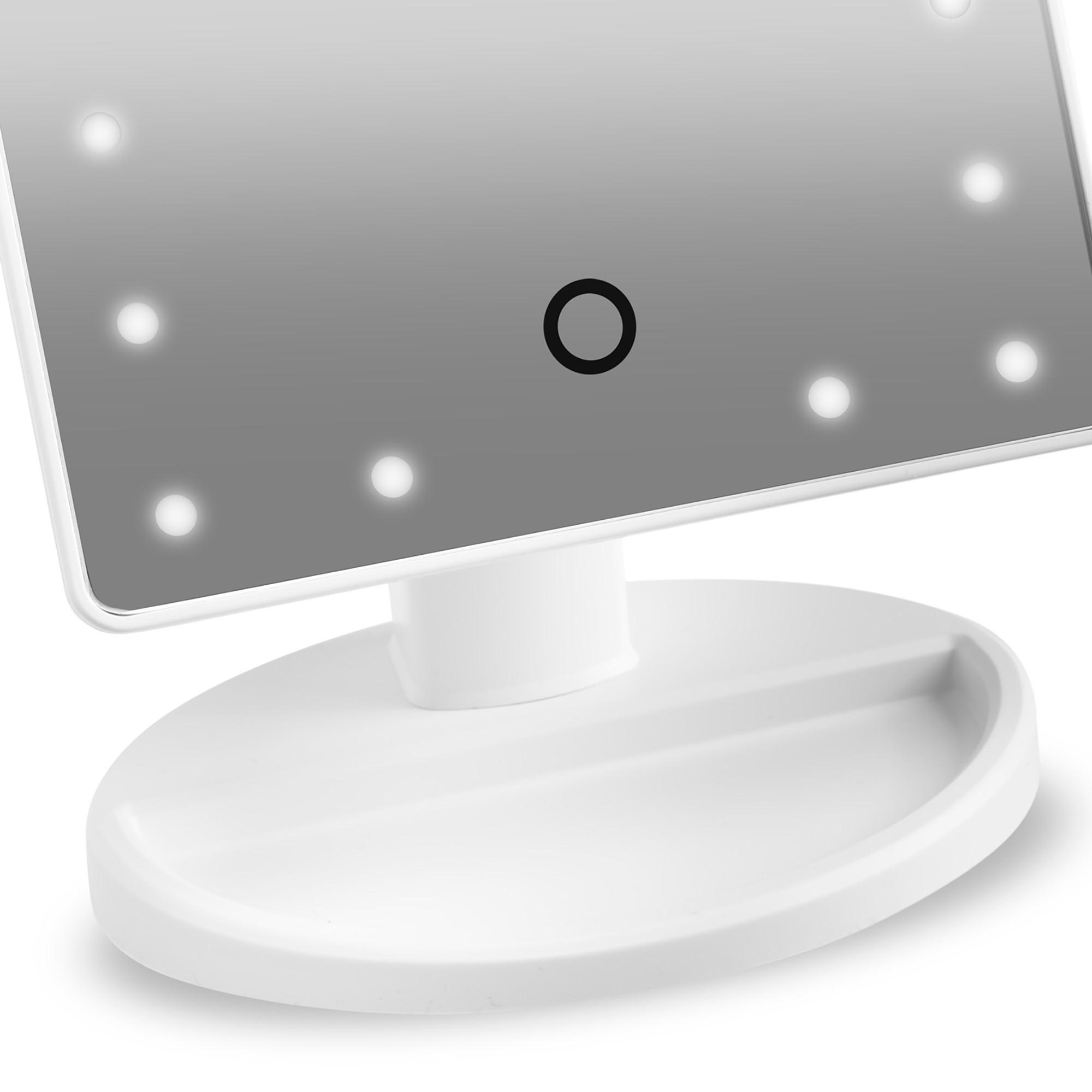 Gillian Jones  Specchio cosmetico con 21 luci LED e funzione touch 