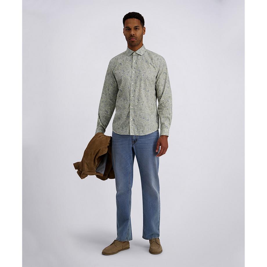 pierre cardin Chemise à manches longues à motif floral  