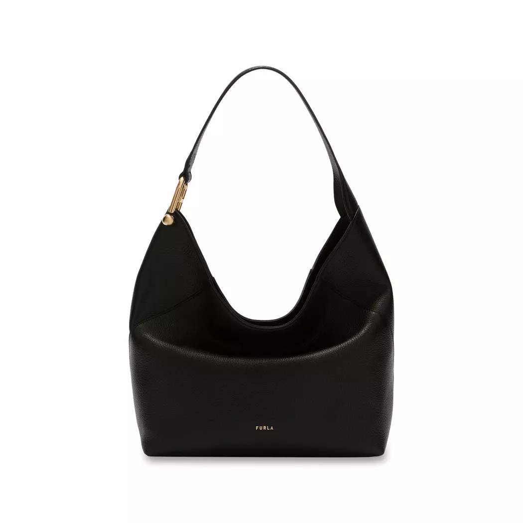 Furla pour femme. WB01979-BX3353 Sac à bandoulière en cuir Goccia noir (OSFA), Casuel