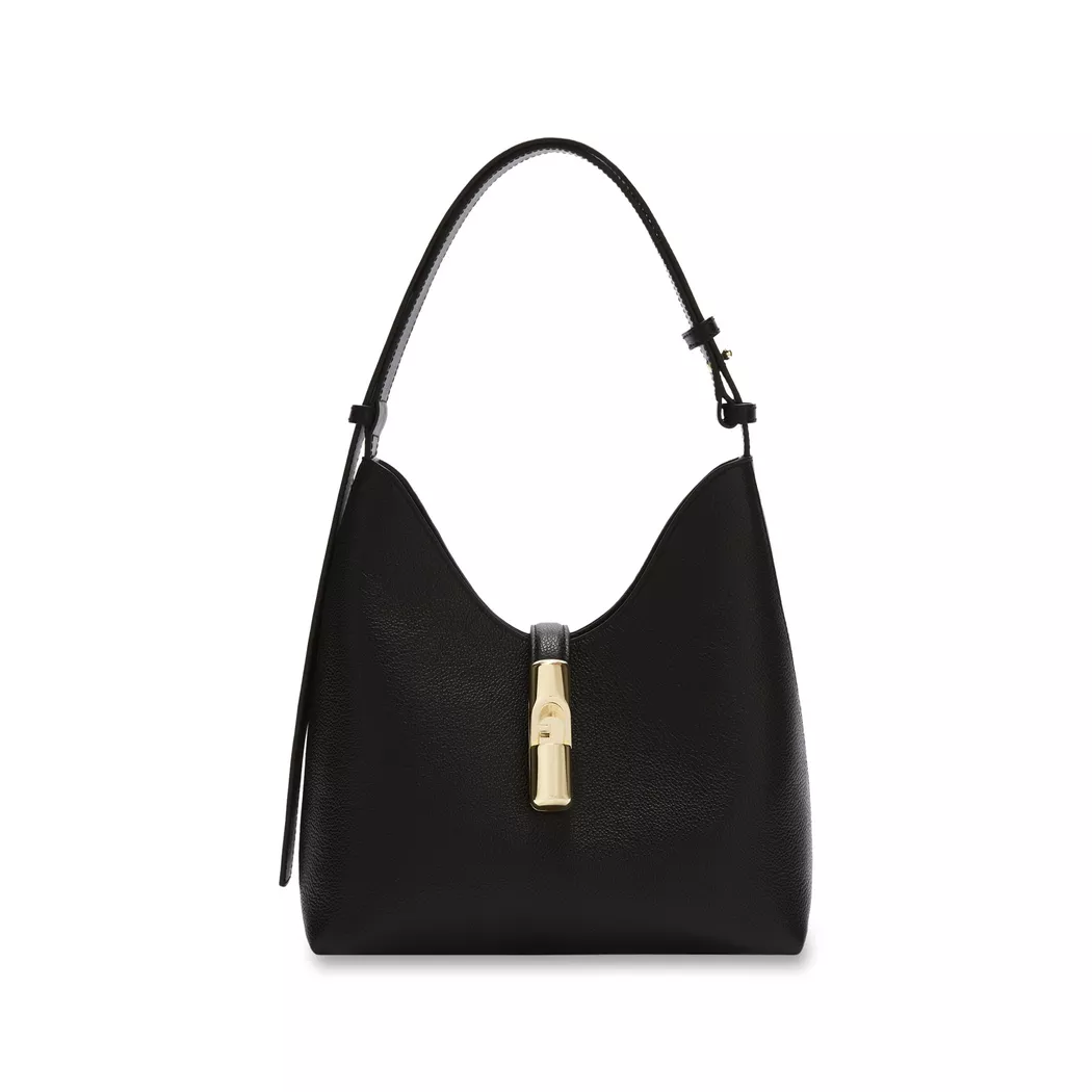 Furla pour femme. WB01979-BX3353 Sac à bandoulière en cuir Goccia noir (OSFA), Casuel 3
