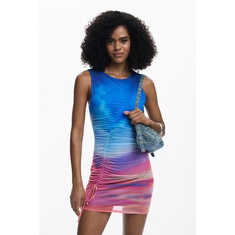 Desigual Robe mini froncée sans manches  