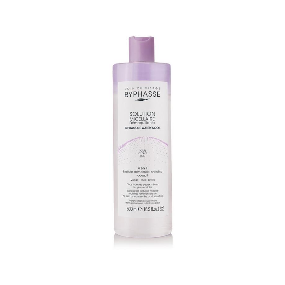 Solution micellaire biphasique waterproof  