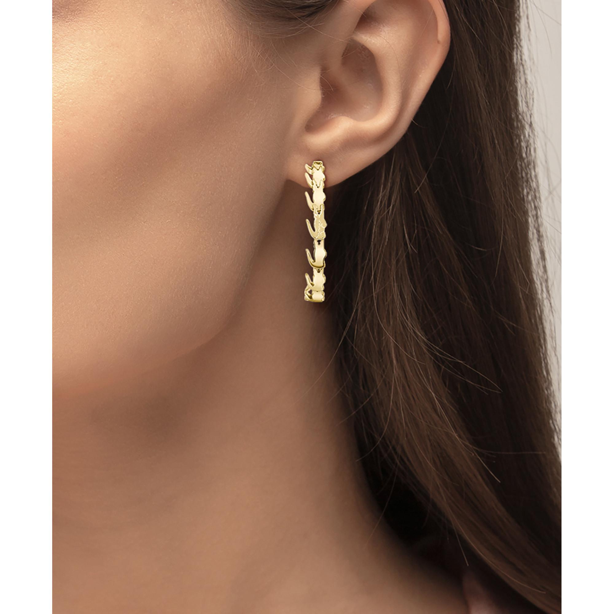 LACOSTE CROCODILE Ohrringe 