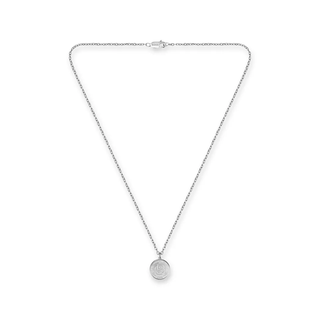BOSS Kette mit Anhänger "DOUBLE B COIN"