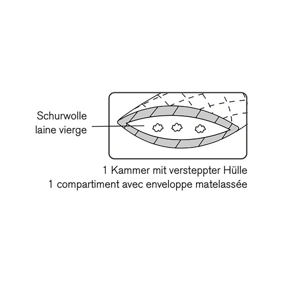 DOR Warm-Wool Oreiller adaptable  