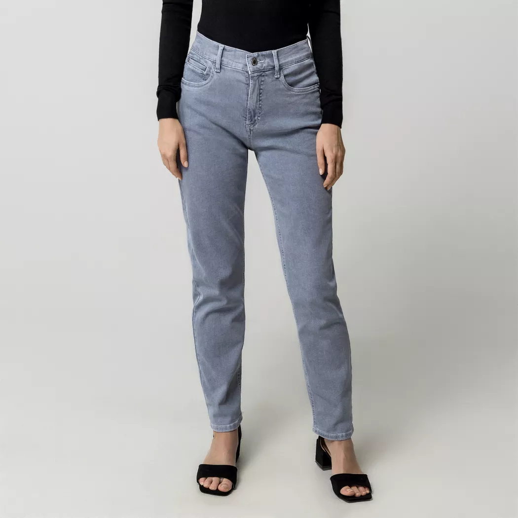 Anna Montana - 5-Pocket Hose, Slim Fit, für Damen, Leinen, Größe 42
