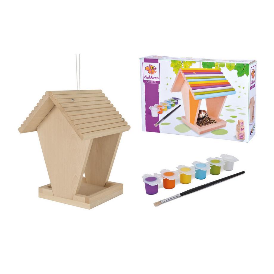 Eichhorn  Casetta per mangime da assemblare e dipingere 