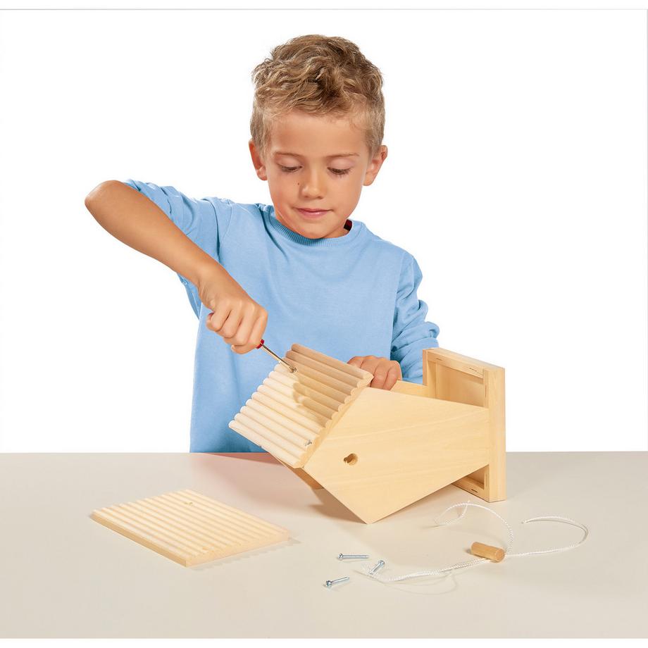 Eichhorn  Casetta per mangime da assemblare e dipingere 