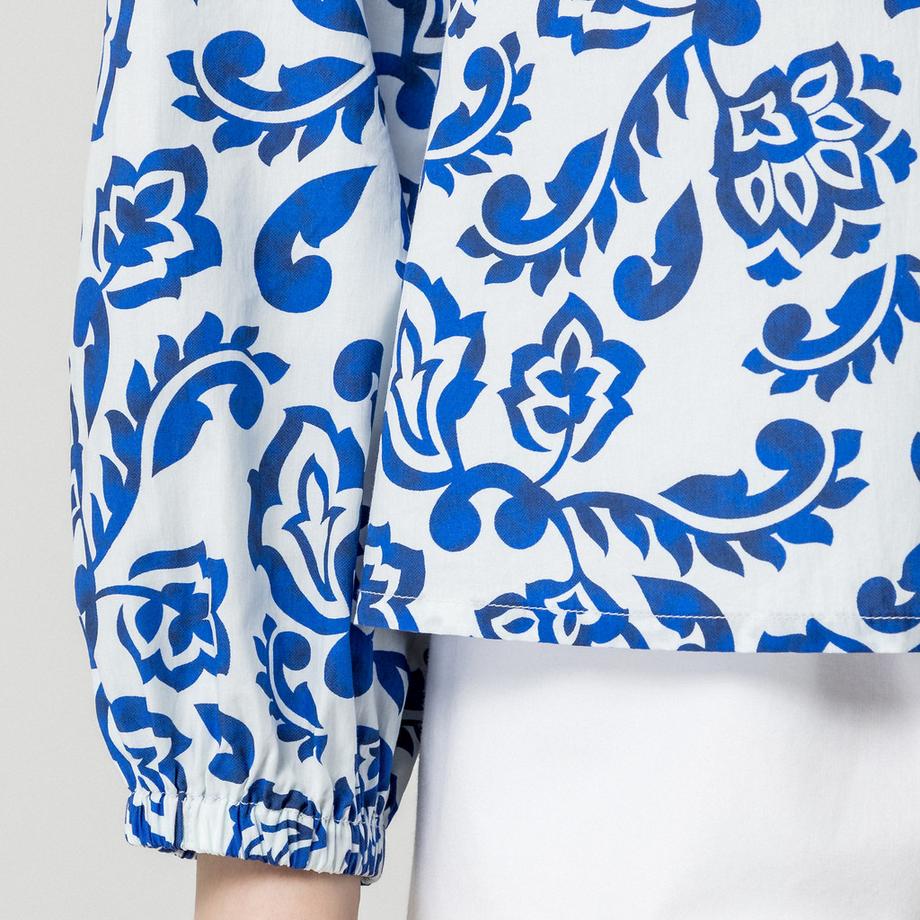 Manor Woman Bedruckte Langarmbluse  