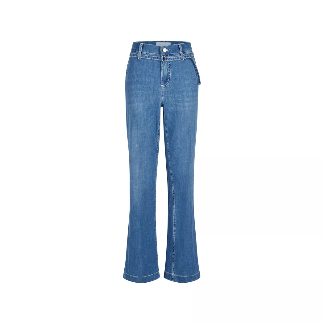 Anna Montana - Chinohose, Slim Fit, für Damen, Blau Denim, Größe 40