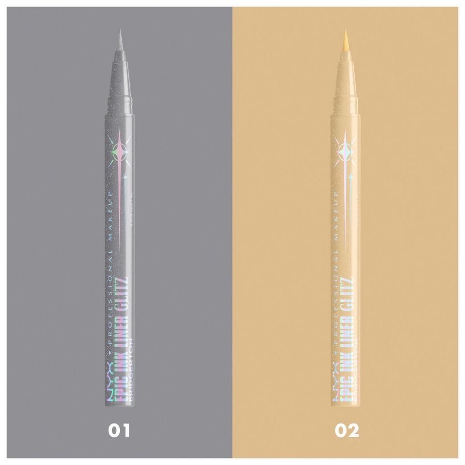 NYX-PROFESSIONAL-MAKEUP  Bridgerton Epic Ink Liner Glitz 