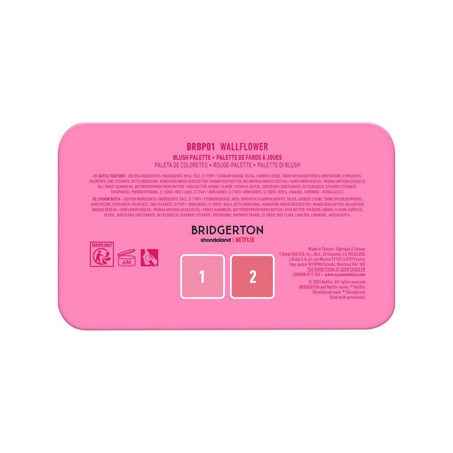 NYX-PROFESSIONAL-MAKEUP  Bridgerton Royal Flush Blush Palette 