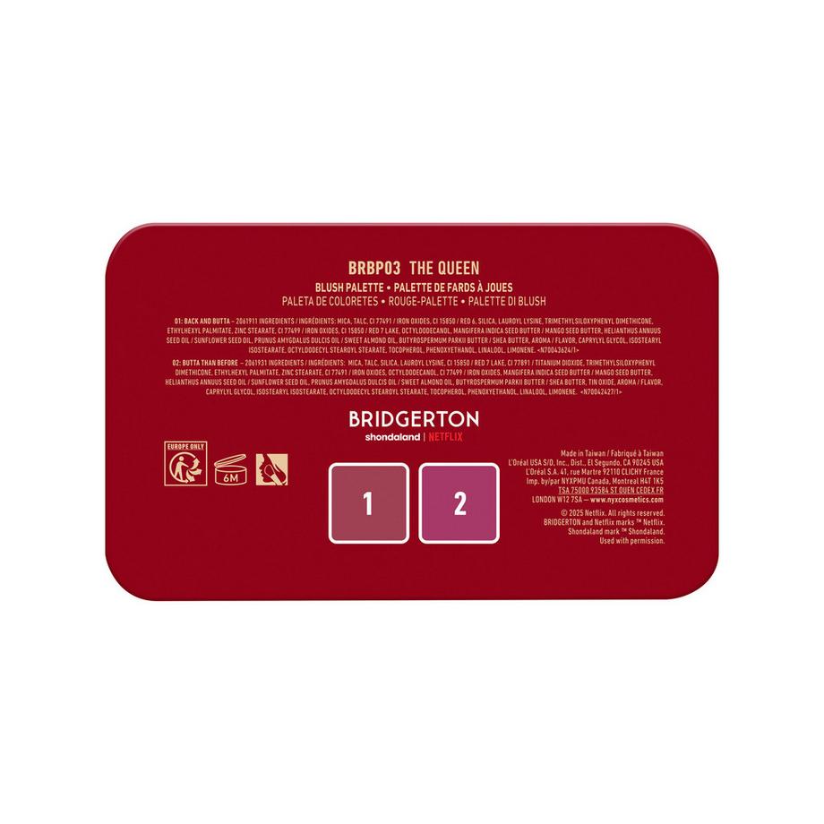 NYX-PROFESSIONAL-MAKEUP  Bridgerton Royal Flush Blush Palette 